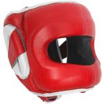 Ringside Deluxe Face Saver Headgear Red