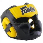 Fairtex Headgear HG13 Black-Yellow