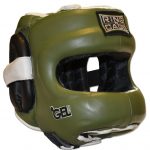 RingtoCage Deluxe Full Face GelTech Sparring Headgear 2.0(Marine Green)