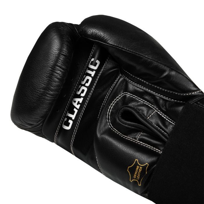 TITLE Classic Leather Elastic Training Gloves 2.0 Black 3